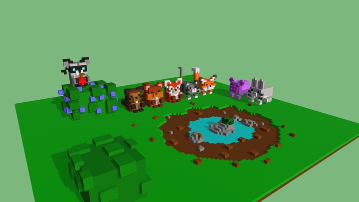 Animals 3D Model