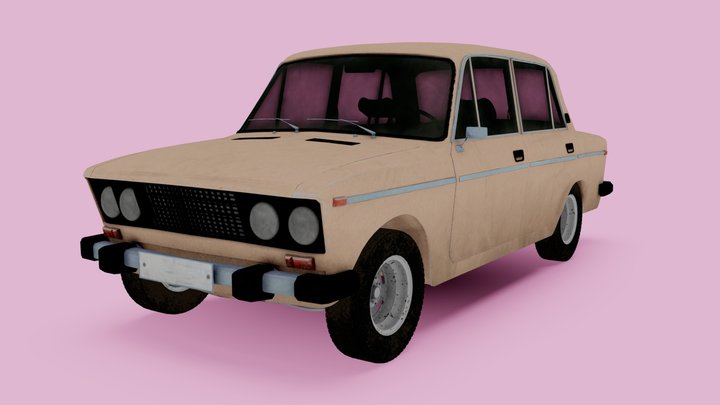 VAZ-2106 3D Model