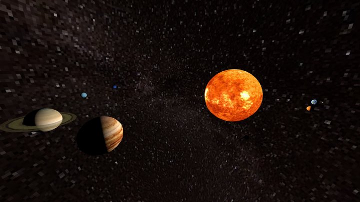 PSX Solar System – Gratis 3D-model STL