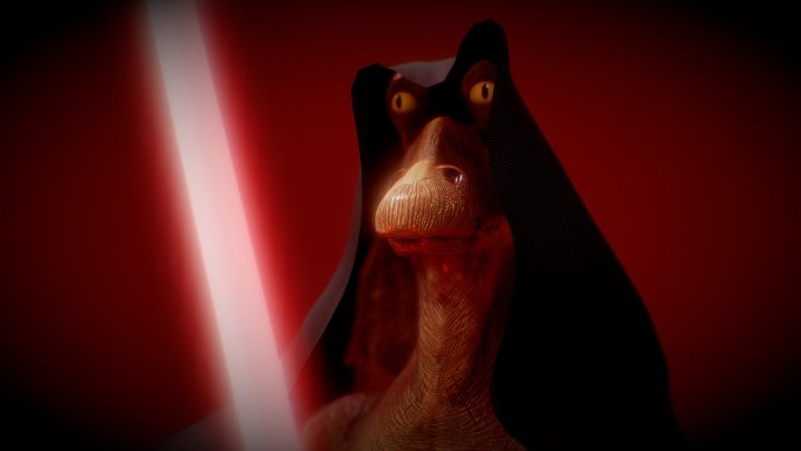 Darth Jar Jar Binks 3D Model