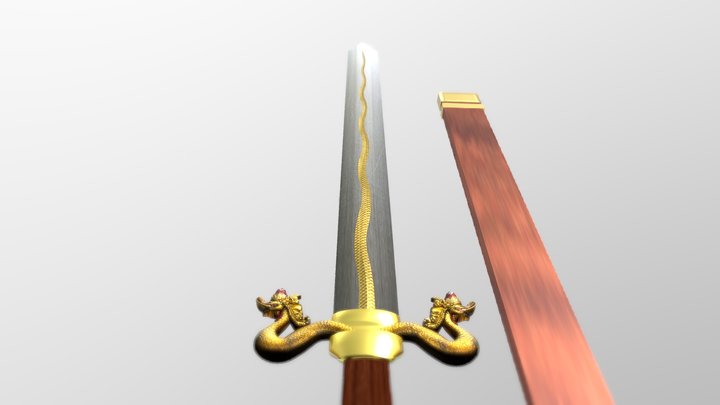 Sword of Dragon (Pedang Nagapuspa) 3D Model