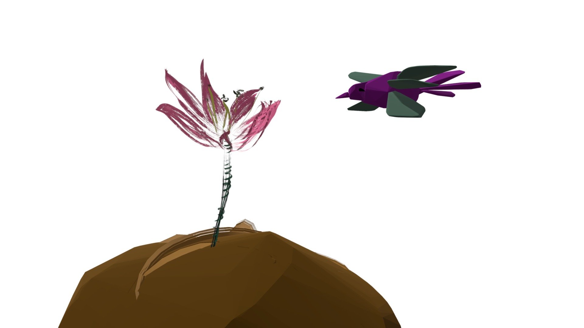 Flower by tiltbrush — Sketchfab embed 3D viewer