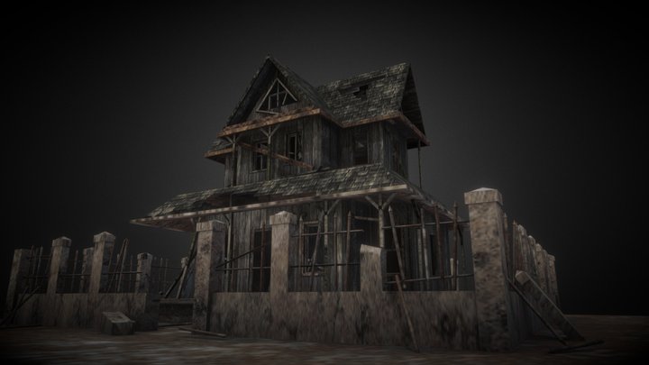 HAUNTED GHOST FREE HOUSE 3D Model