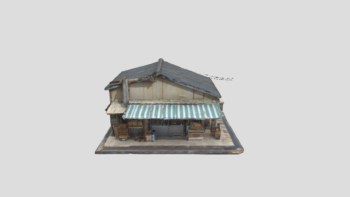 Vintage Market Model 3D Model