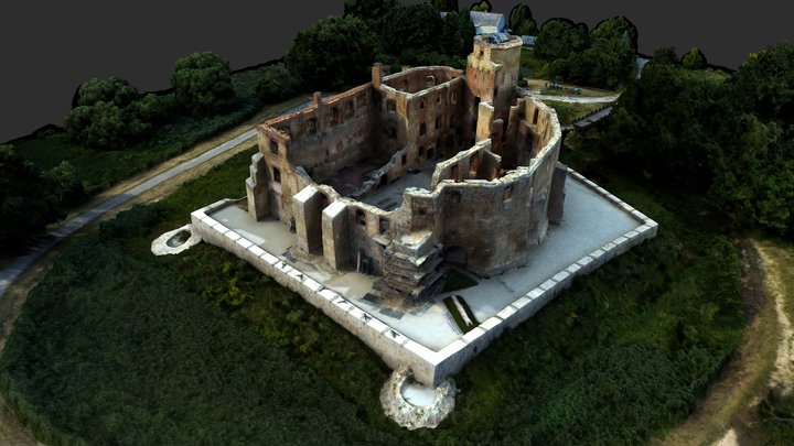 Siewierz Castle 3D Model