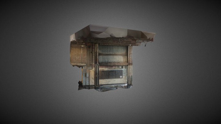 Mill Freight Elevator Warehouse 6 3D Model