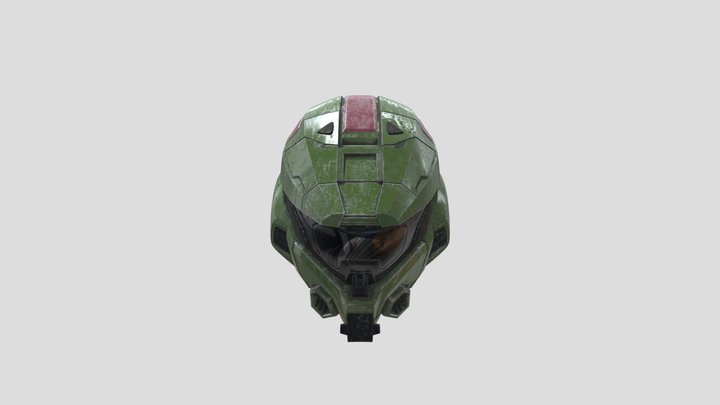Halo Master Chief Helmet Mark VII 3D Model