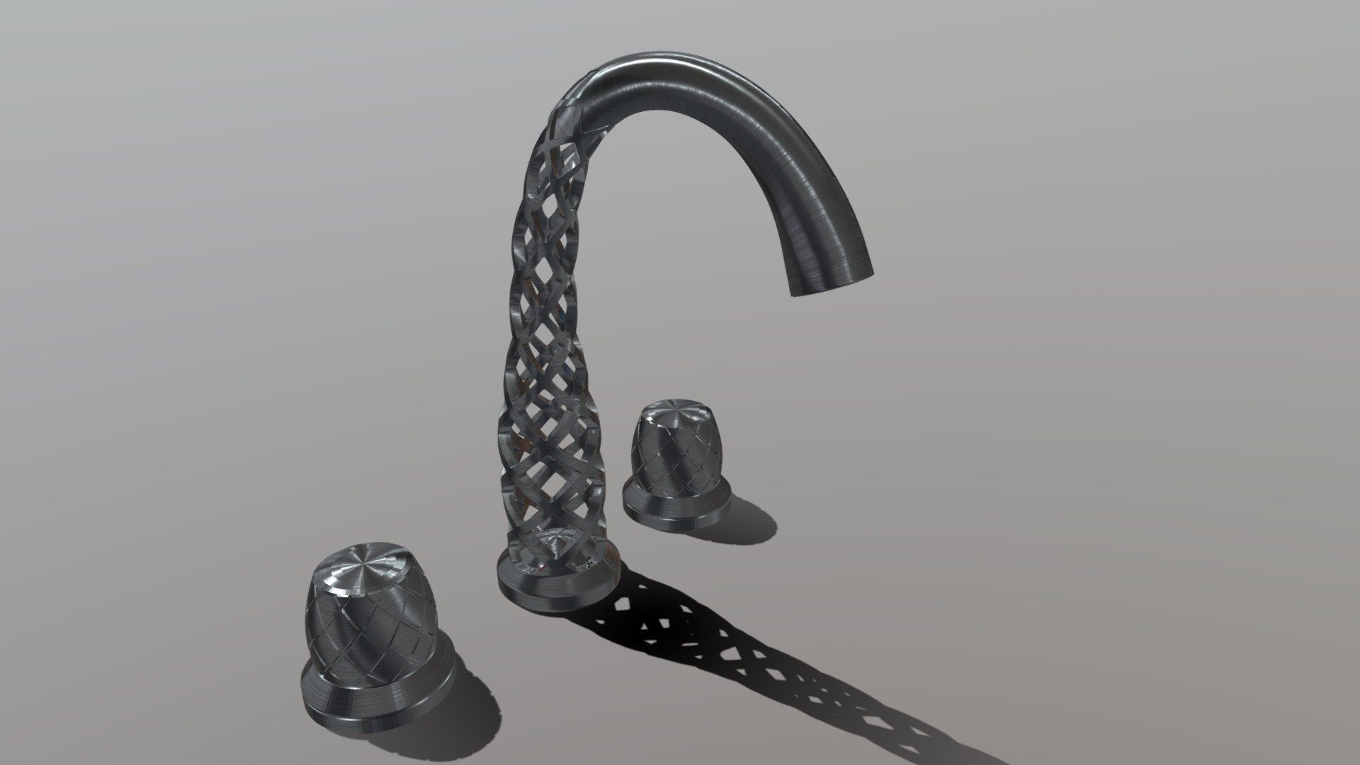 Vibrato Bathroom 3D Faucet