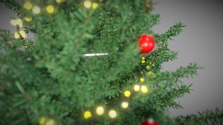 Realistic Christmas Tree - By SudiptKmr 3D Model