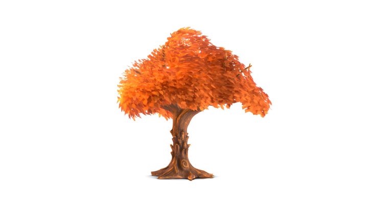 Free Stylized Tree Asset 3D Model