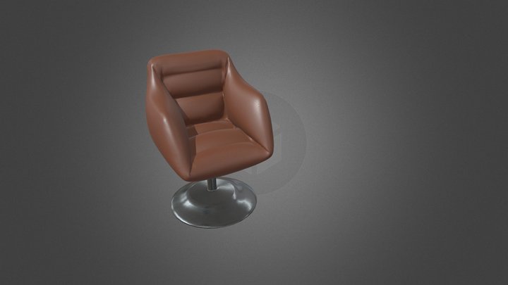 Leather chair 3D Model
