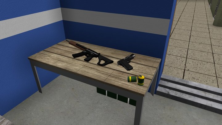 Police Station (Personal Project) 3D Model