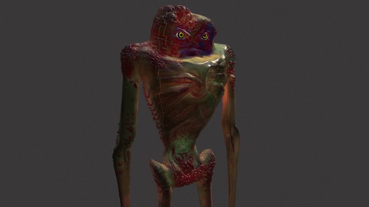 Zombie Monster 3D Model