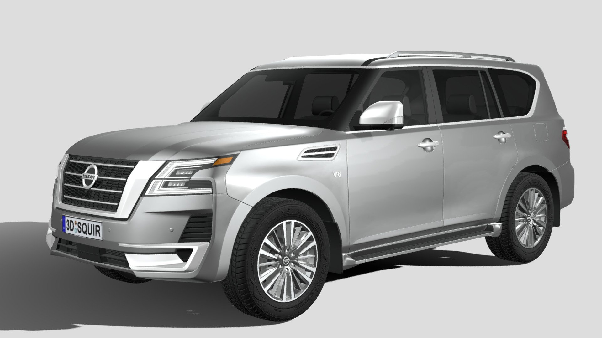 Nissan Patrol 2021 - Buy Royalty Free 3D model by SQUIR3D (@SQUIR3D) [a744e67] - Sketchfab Store