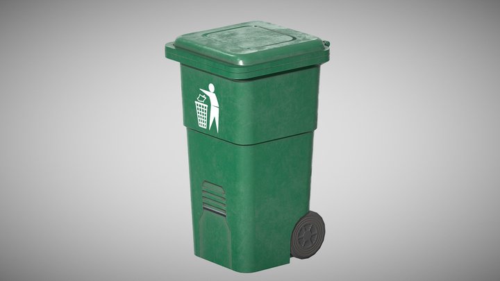Garbage bin 3D Model