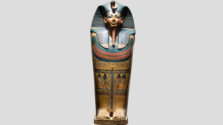Ancient Egyptian Sarcophagus – Modèle 3D gratuit STL