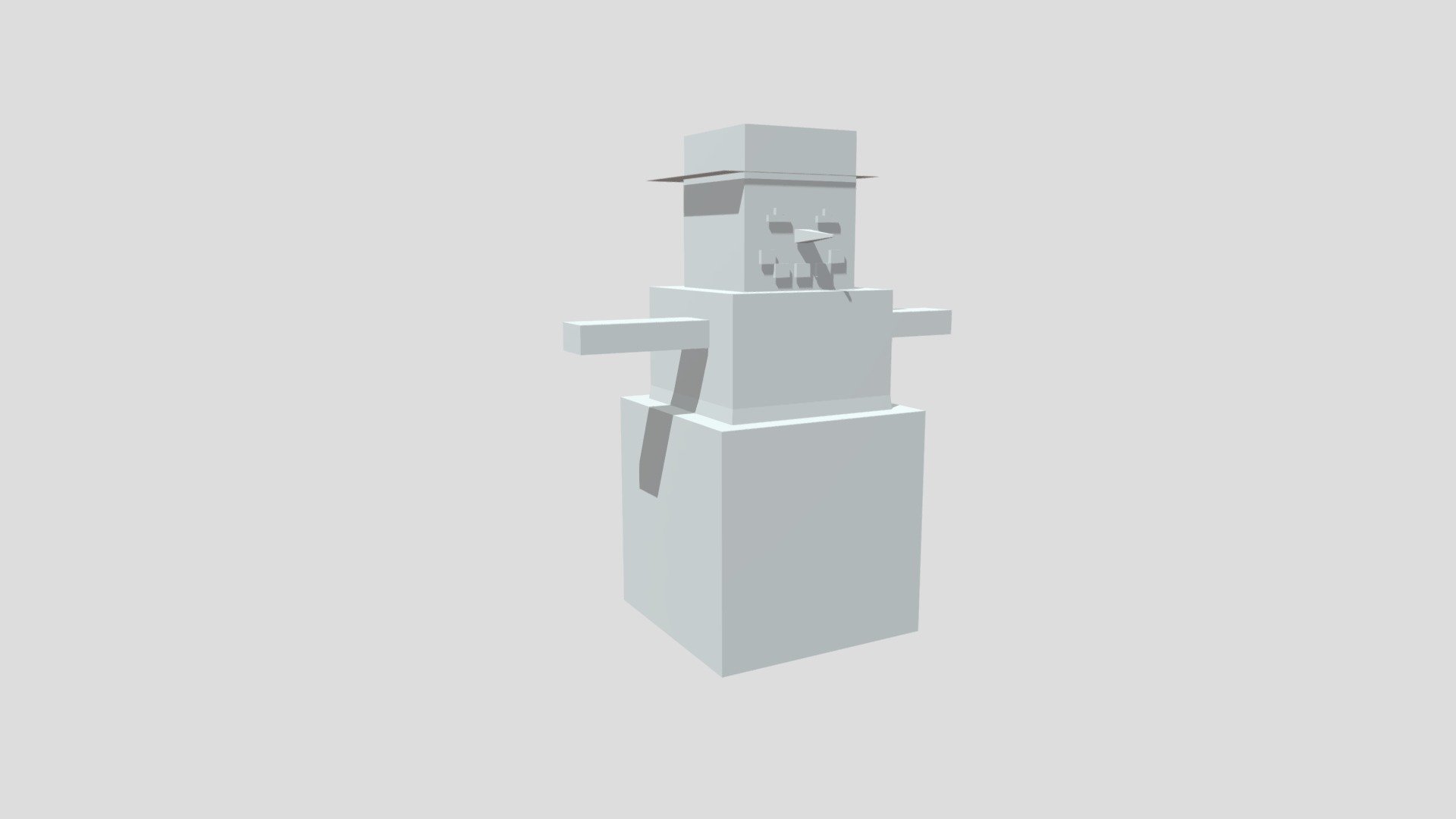 Untextured Snowman