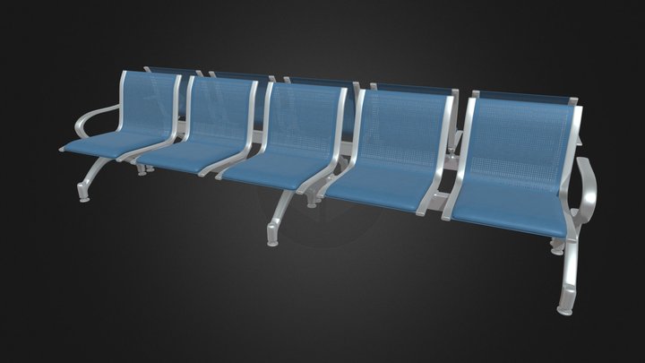 Public Seat 3D Model