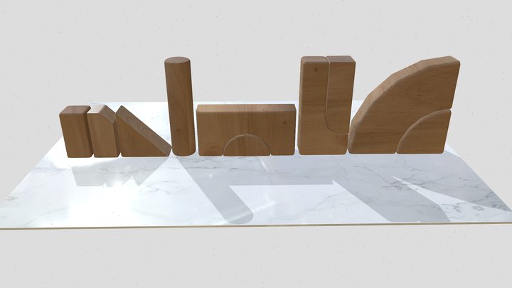 Unit Block Showcase 3D Model