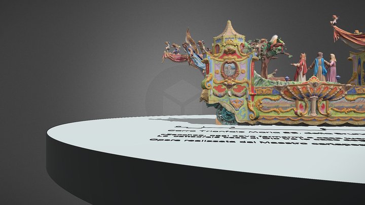 Carro Trionfale Maria SS. della Bruna 2022 3D Model