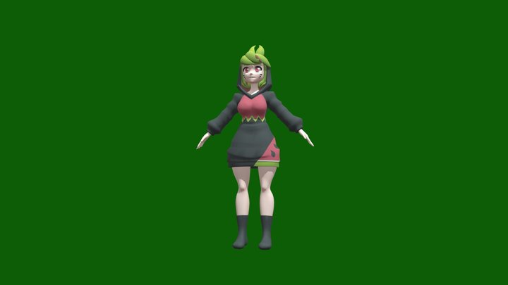 Human Melony 3D Model