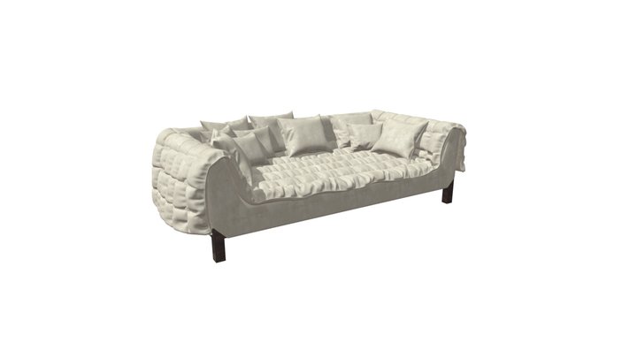 18_SOFA COLCHA 3D Model