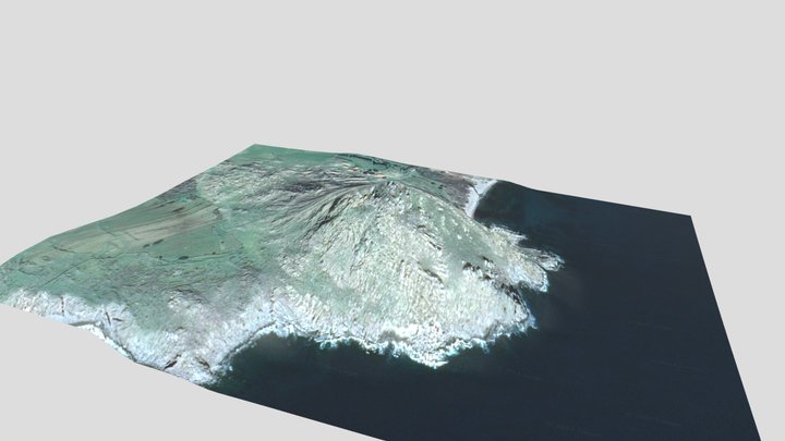 Ηφαιστειακός δόμος Αγίου Παύλου 3D Model