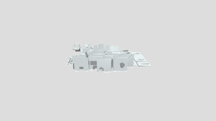poppy playtime 3 Concretes 3D Model