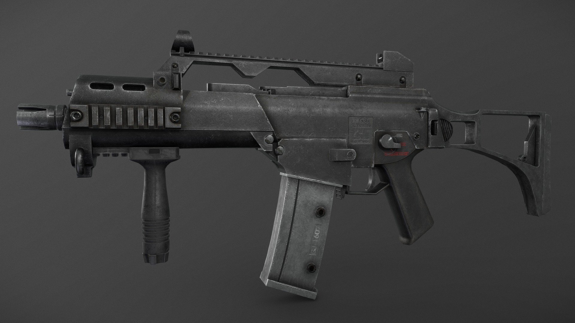 Heckler & Koch G36 - 3D model by Josafat.Gomez [a74ae5b] - Sketchfab