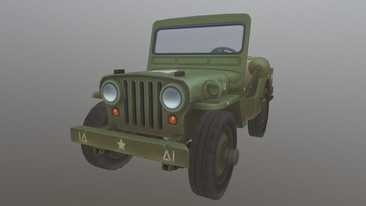 Jeep texturing step 6 3D Model