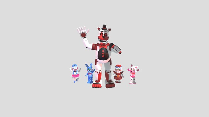 Moltent Freddy 3D Model
