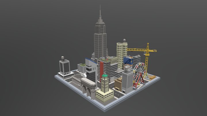 Simple City [FREE] – Modello 3D gratuito STL