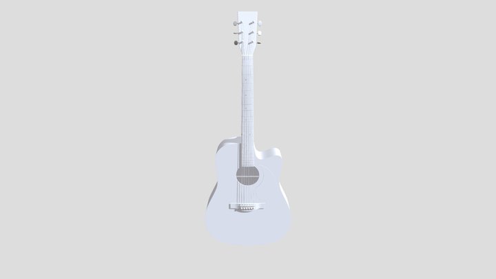 Guitarra Acústica 3D Model