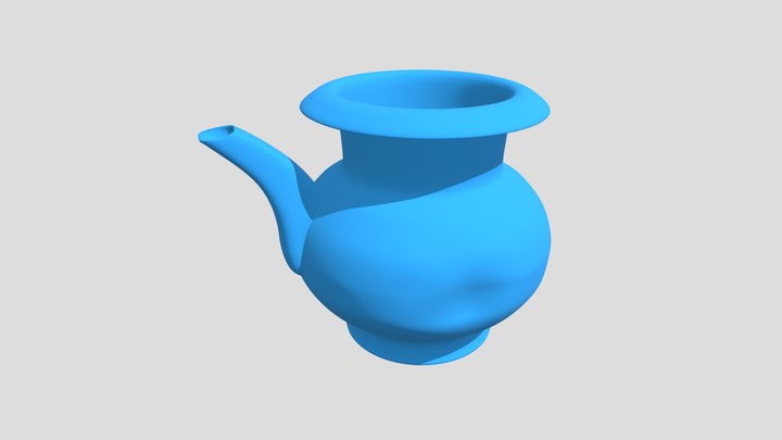Vessel Bodna Water Pot for toilet. 3D Model