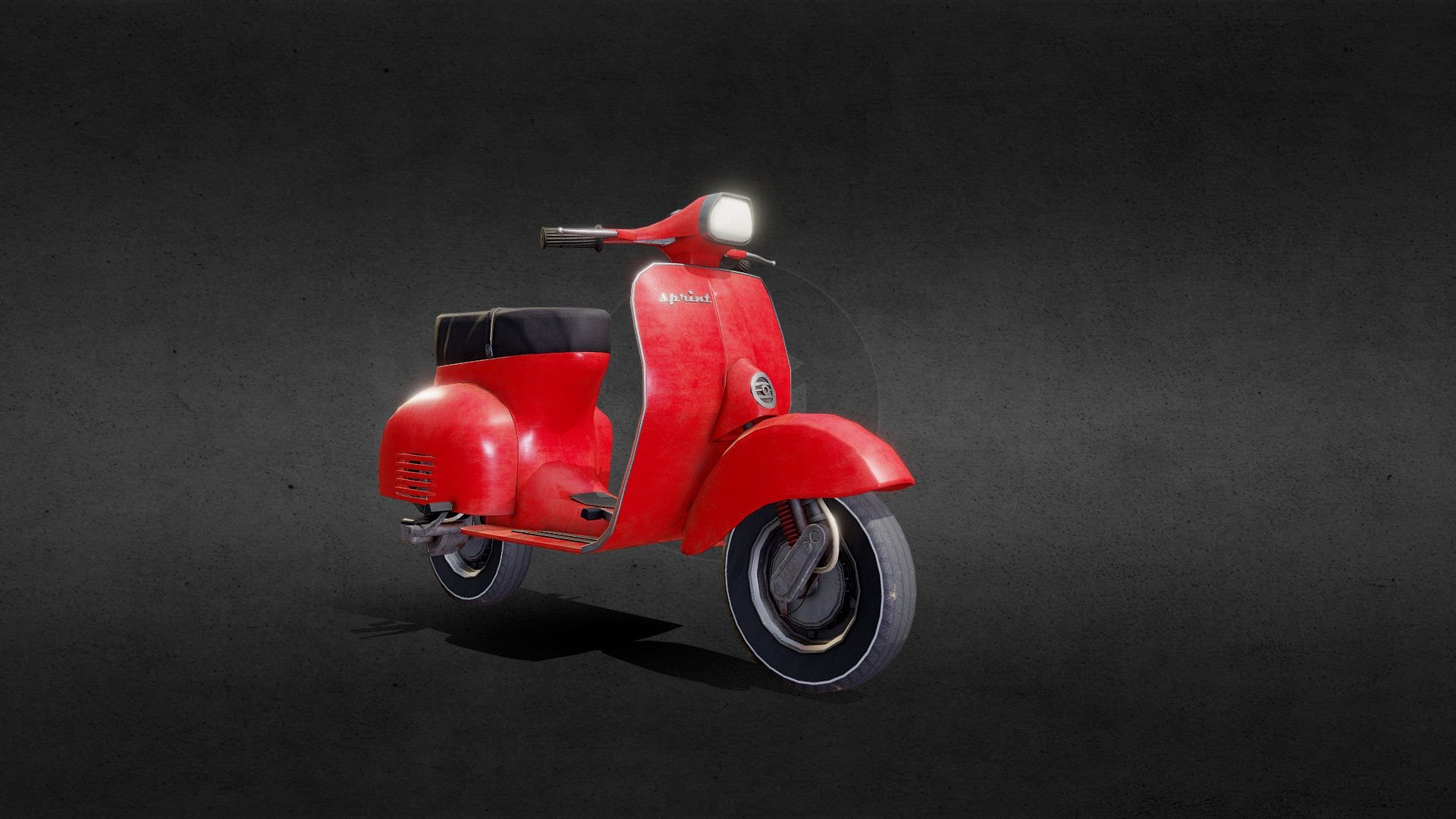 Retro Scooter Model