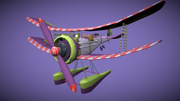 Letov Š. 328- GameArtPlane (The Flying Circus) 3D Model