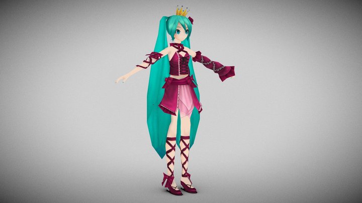 Vintage (Project DIVA 2nd). – Gratis 3D-model STL