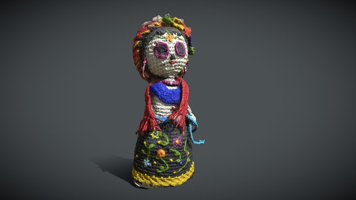 Stuffed Catrina 3D Model
