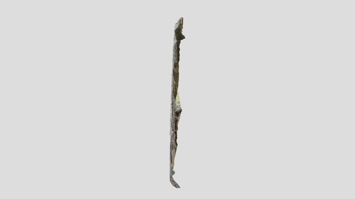 St Mary's Stone markings. 3D Model