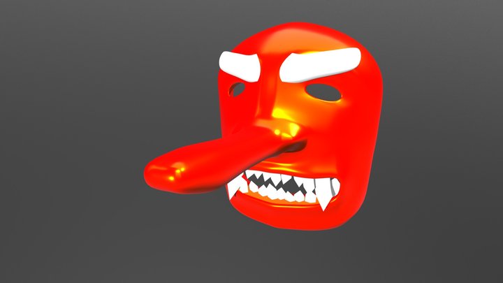 TenguMask 3D Model