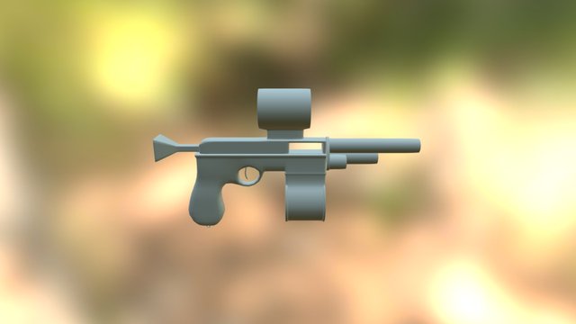 Bean Gun 4 3D Model