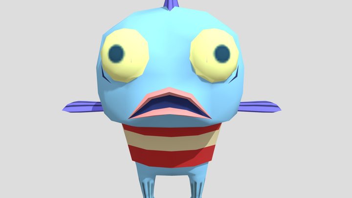 The other boat fish from ai_sponge 3D Model