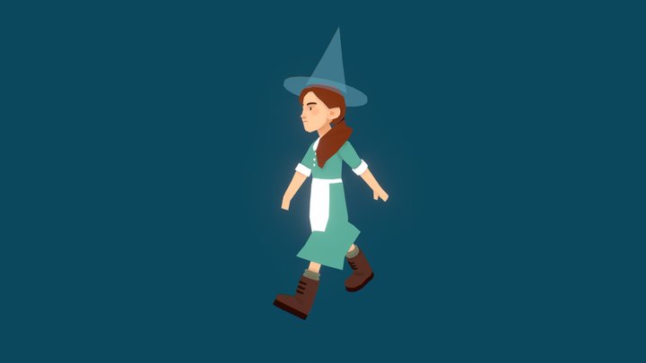 Tiffany Aching: Walk 3D Model