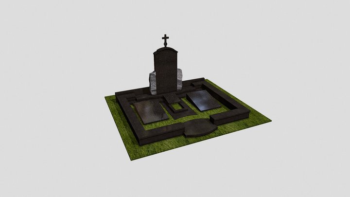 Троекуровское кладюище 3D Model