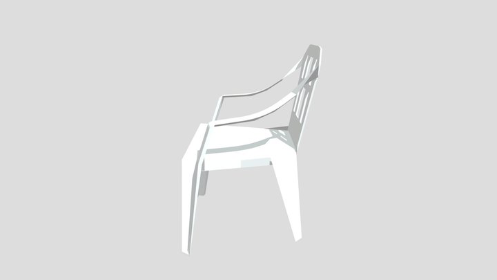 Plastic Chair (Cadeira de Plástico) 3D Model