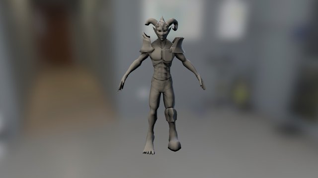 Dragonoid Character 3D Model