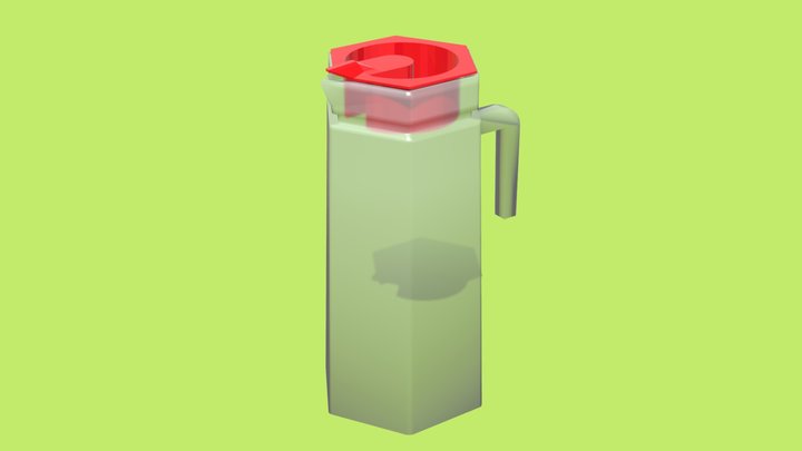 Glass Kettle 3D Model 3D Model