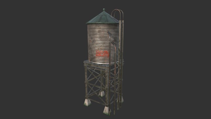 Water tank 3D Model