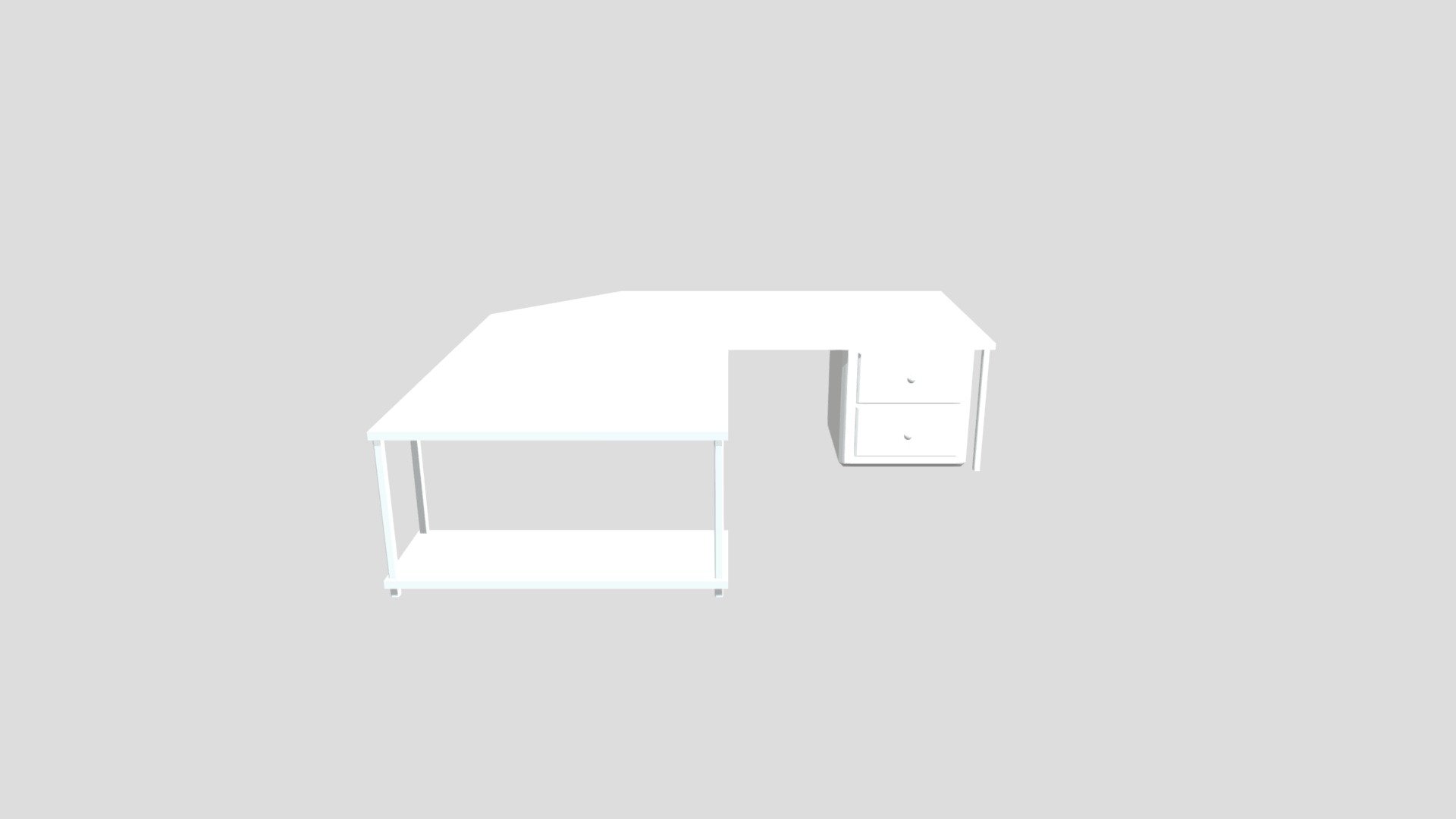 Corner Desk 3 - Download Free 3D model by oosayeroogaming [a756874 ...