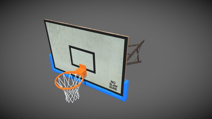 농구골대 모델링 [캠프 롱 체육관(농구장) 3차원 기록화] 3D Model